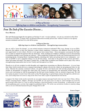 October 2015 Newsletter Page 1