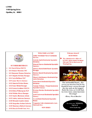 October 2015 Newsletter Page 3