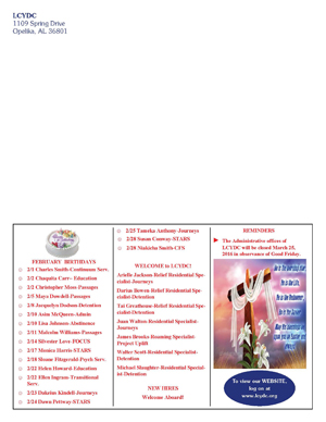 January-February 2016 Newsletter Page 3