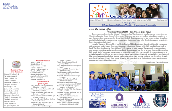 July-August 2017 Newsletter Page 1