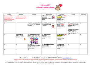 February 2017 Calendar